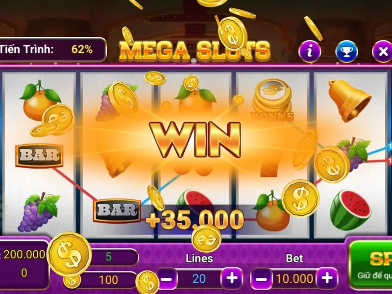 Đặt cược và quay slot tại MCW19